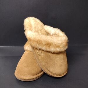 - NEW CLOUD NINE SHEEPSKIN LINED SLIDE WOMEN'S SCUFF SLIPPERS SIZE : L